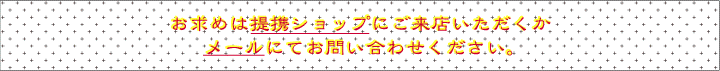 お求めお問い合わせはメールか販売店まで